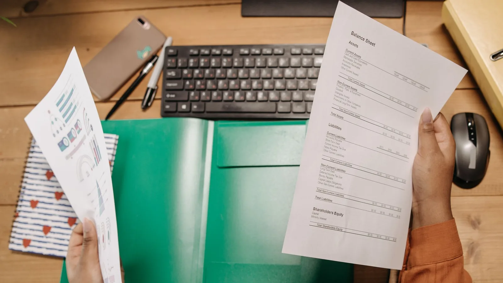 Comptes clients et documents comptables d'un office notarial